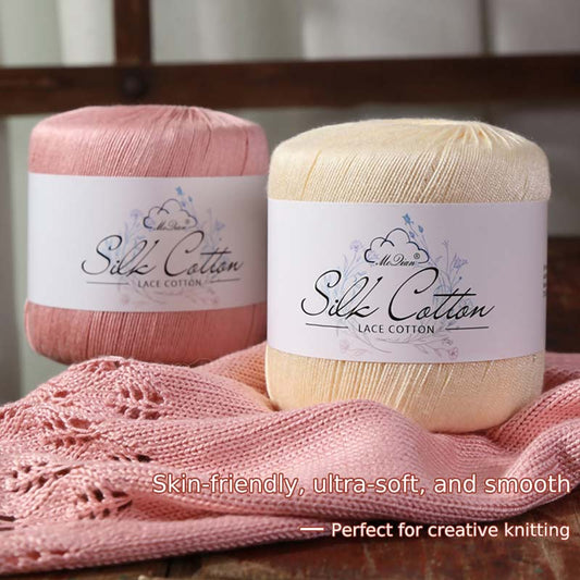 Silky Cotton Yarn, Fingering